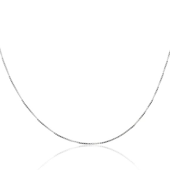 Personalized Women’s Necklace with 4 Discs - Sterling Silver & Rose Gold Charm - Picture 8 of 9